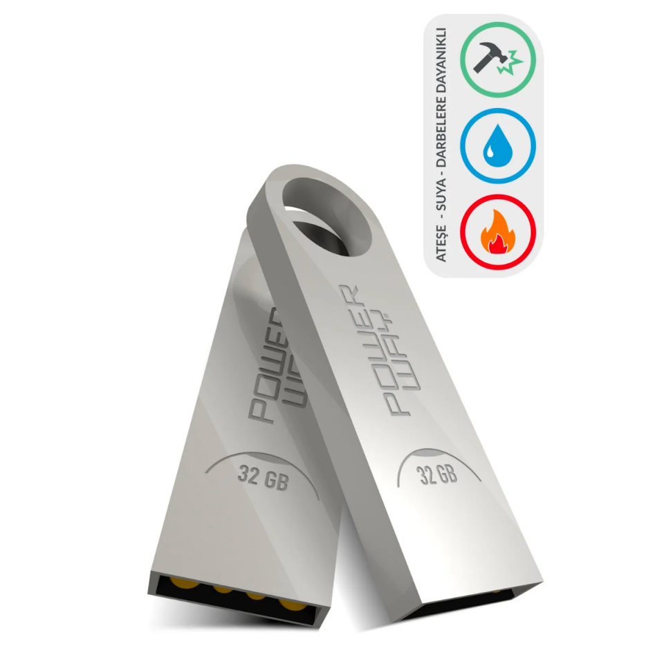 Powerway 32 Gb Metal Flash Bellek Metal Tasarım Usb Bellek The Latest Tecnology Chipset Data Traveler PW4GB