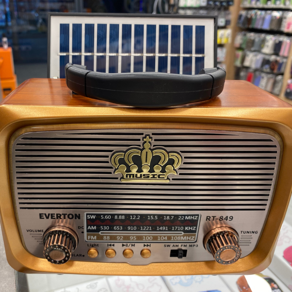 Nostalji Radyo,  Retro Tasarım Bluetooth Bağlantı Özelliği  Taşınabilir Radyo