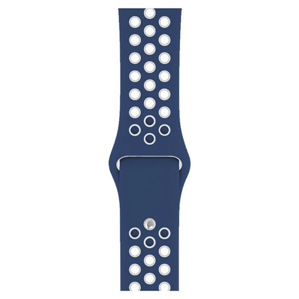 Apple Watch Silikon Kordon Spor Kayış Delikli 38mm 40mm 42mm 44mm