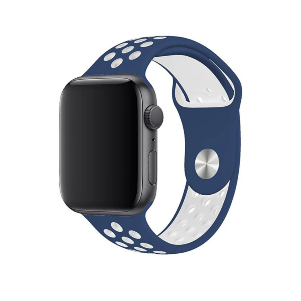 Apple Watch Silikon Kordon Spor Kayış Delikli 38mm 40mm 42mm 44mm